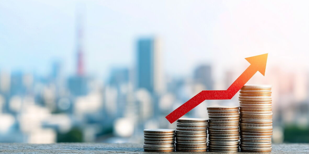 Symbol für steigende Preise