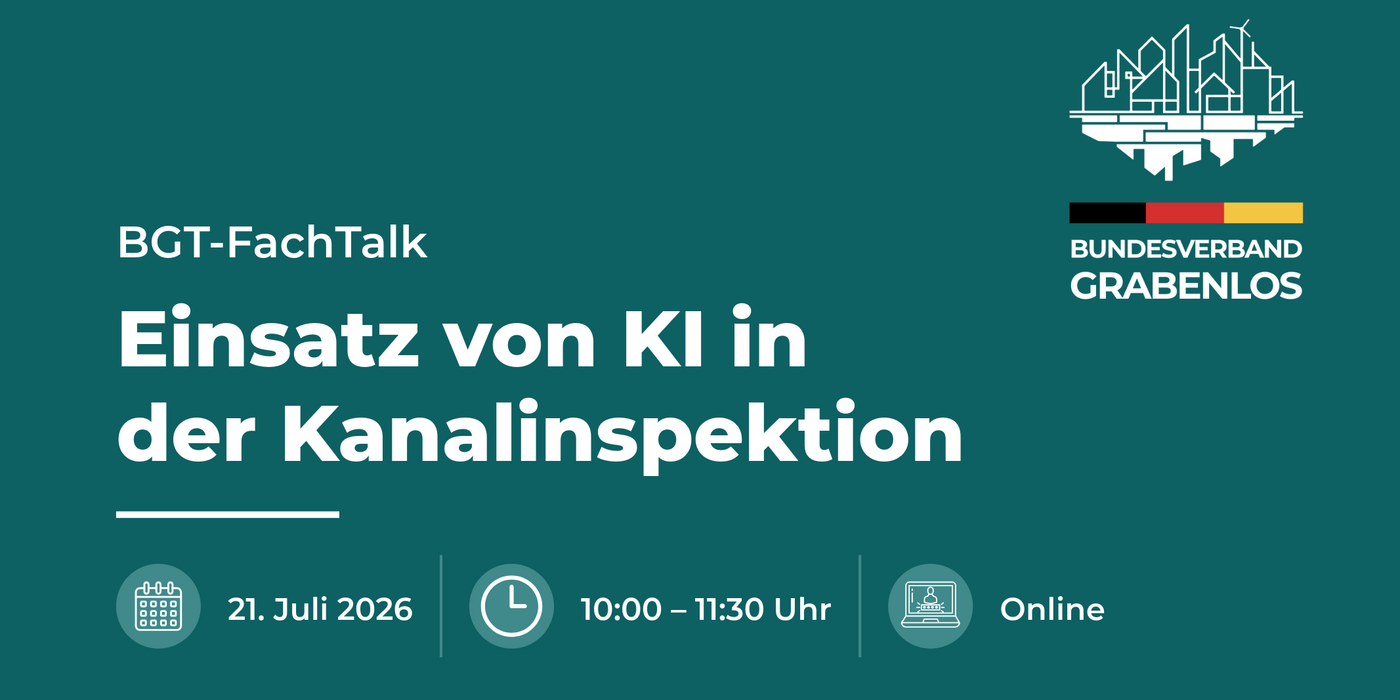 BGT-FachTalk: Einsatz von KI in der Kanalinspektion