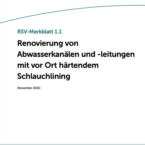 RSV-Merkblatt 1.1 – Schlauchlining