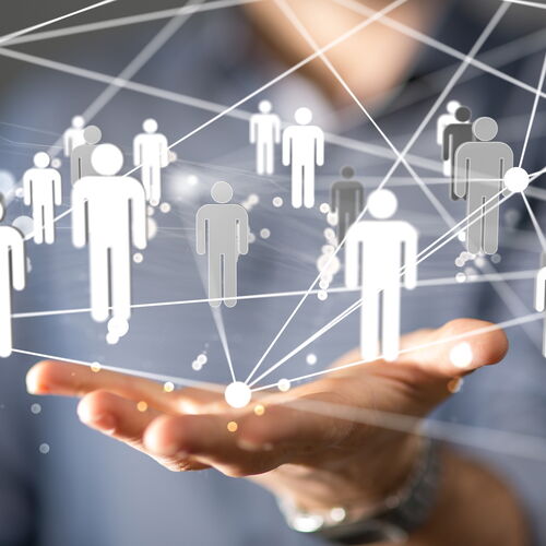 Netzwerk für Jobsuche