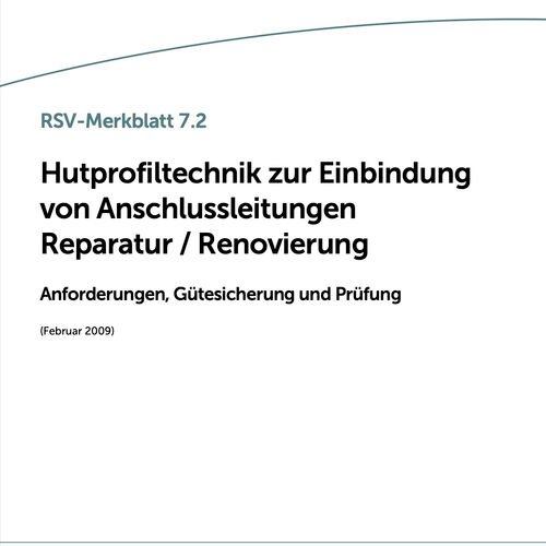 RSV-Merkblatt 7.2 – Hutprofiltechnik