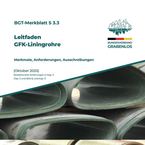 BGT-Merkblatt S 3.3 – Leitfaden GFK-Liningrohre