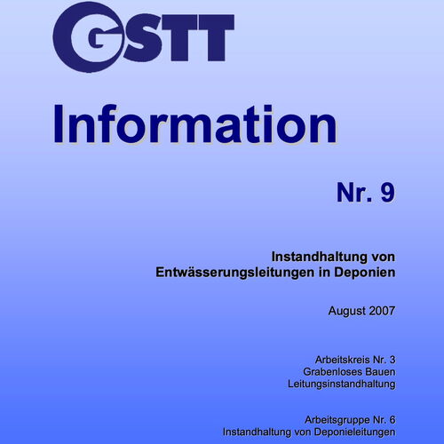 GSTT Information Nr. 9