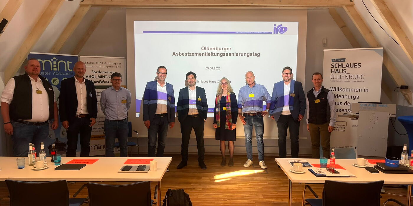 Oldenburger Asbestzementleitungssanierungstag – Gruppenbild der Vortragenden