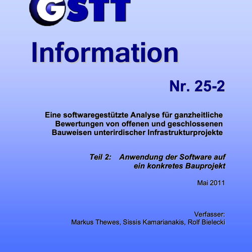 GSTT Information Nr. 25 Teil 2