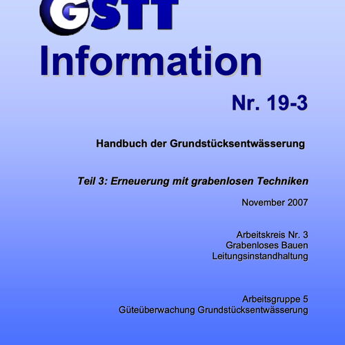 GSTT Information Nr. 19 Teil 3