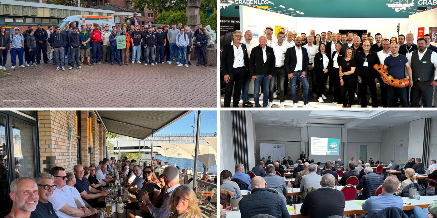Collage mit vier Bildern von verschiedenen Veranstaltungen des BGT
