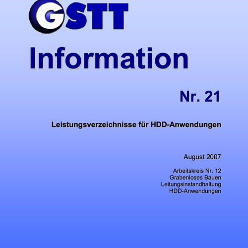 GSTT Information Nr. 21