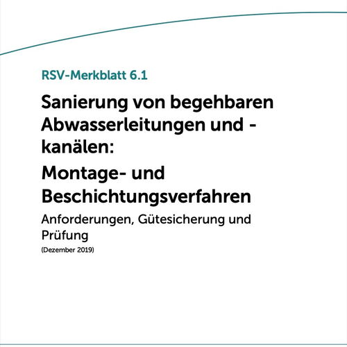 RSV-Merkblatt 6.1 – Montage- und Beschichtungsverfahren