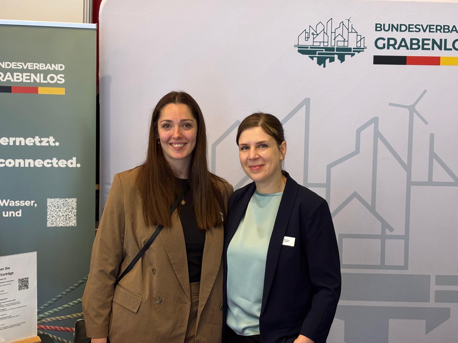 Denise Rottewert und Annika Bach von der Geschäftsstelle des BGT